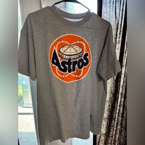Mitchell & Ness Gray Houston Astros Tee